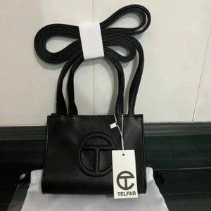 Telfar Small Black Shopping Bag